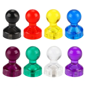 10Pcs Colorido Ímãs Magnéticos Pequenos Push Pins Office Magnetsfor Professor de Escola