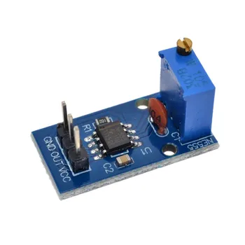2PCS NE555 ajustável frequência do gerador de Pulso módulo Para o Arduino Carro Inteligente