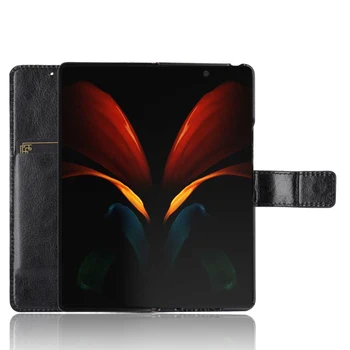 Case Para Samsung Z Dobre 2 5G Caso Magnética Carteira de Capa de Couro Para Samsung Galaxy Z Fold2 5G Stand Coque Casos de Telefone de