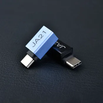 JCALLY JA21 Mini Adaptador de Áudio Digital CX21988 DAC USB Tipo C para Fone de ouvido 3,5 milímetros adaptador para Android Windows Linux