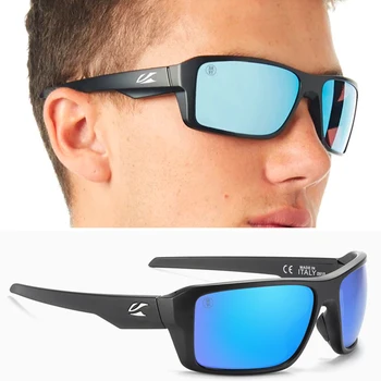 Original Óculos de sol Polarizados homens lentes Espelhadas Design da Marca mulheres de Condução de Pesca de óculos de Sol UV400 com o caso