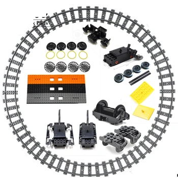 NOVAS Rodas de Atualização Remota de Peças de Controle do Motor Controle Remoto ajuste para 10254 Trem Blocos de Construção de Peças de Conjuntos de Diy Poder Definir Brinquedos