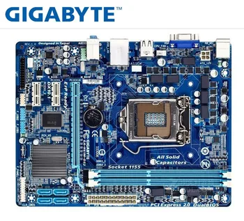 original da placa-mãe para gigabyte GA-H61M-DS2 LGA 1155 DDR3 H61M-DS2 16GB suporte I3 I5 I7 H61 placas de PC desktop motherboard
