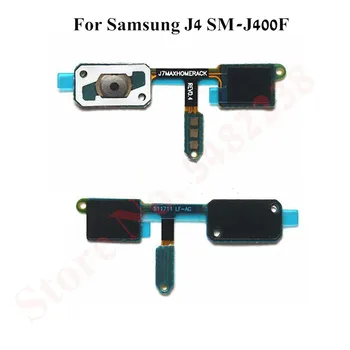 Original Para Samsung Galaxy J4 J400F SM-J400F botão Home de Volta Sensor de Retorno do cabo do cabo flexível tecla menu conector
