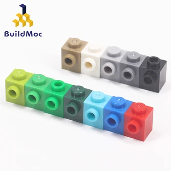 10PCS MOC 87087 1 x 1 Bloco de DIY Blocos de Construção com Colisões Compatível Com a Marca Educacionais Criativos Brinquedos Para crianças
