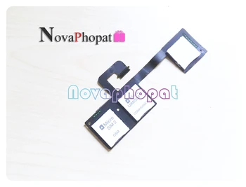 Novaphopat Para Um HTC M7 Dupla Bandeja de Cartão SIM E cartão de Memória SD Cartão de Titular Flex Peças de Substituição do Cabo + Acompanhamento