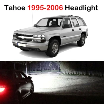 Lâmpada de carro Para o Chevrolet Chevy Tahoe 1995 1996 1997 1998 1999 2000 2001 2002 2003 2004 2005 2006 Faróis de LED Lâmpada de Baixo farol Alto
