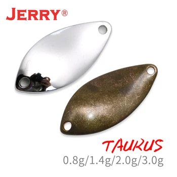 Jerry Micro Colheres de Fiação de Iscas de Pesca Pintada em Branco Pesca Reluz 0,6 g 1,2 g g 1.8 2.8 g de Metal Isca de Bronze Truta Iscas