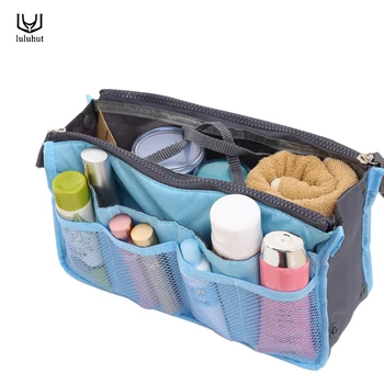 luluhut saco de armazenamento portátil de cosméticos saco de armazenamento de grande capacidade de maquiagem organizador de bolsa impermeável de viagem, saco de lavagem de