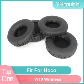 Protecções Para Hoco W10 sem Fio de Fone de ouvido Earcushions PU Macio Almofadas de Espuma de Almofadas de Ouvido Preto