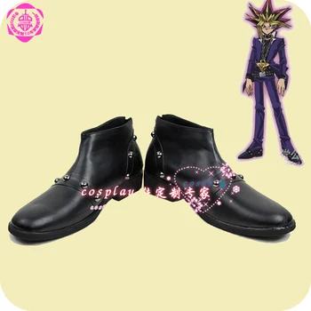 Yu-Gi-Oh!/Jogo De Cama King Mutou Yuugi Personagens De Anime Sapato Cosplay Sapatos Botas De Festa Traje Prop