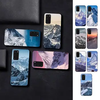 Neve Montanha Telefone Case para Samsung S10 21 20 9 8 plus lite S20 UlTRA 7edge