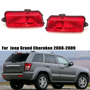 Pára-Choques Traseiro, Luz Para Jeep Grand Cherokee 2006 2007 2008 2009 2010 Cauda De Freio Aviso Refletor De Carro Do Sinal De Luz De Nevoeiro Da Esquerda Para A Direita