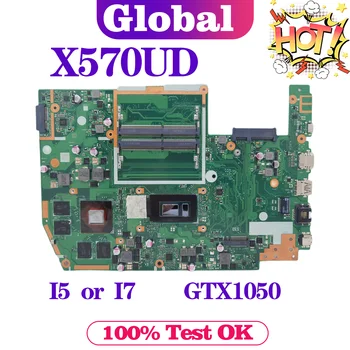 KEFU X570UD Notebook placa-mãe Para ASUS TUF YX570U YX570UD X570U FX570U FX570UD Laptop placa-Mãe I5 I7 8 Gen GTX1050