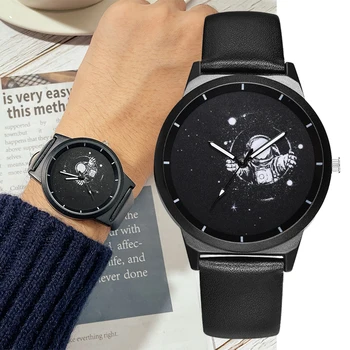 Masculino Relógio De Pulso Relógio Do Astronauta Padrão De Quartzo Relógios De Homens De Melhor Marca De Luxo Do Relógio De Pulso De Negócios De Quartzo Relógio-Relógio Masculino