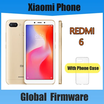 Xiaomi Redmi 6 Smartphone 3GB de 32GB com googleplay Telefone Móvel 5.45