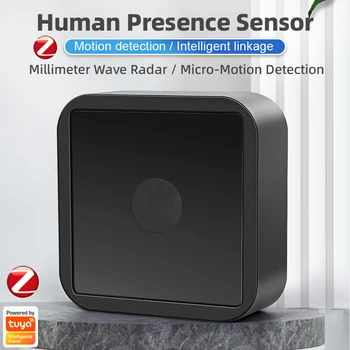 Aubess Wi-Fi/ZigBee Humanos Sensor De Presença MmWave Radar De Alta Precisão De Detecção De Casa Inteligente Do Corpo Humano Existe Suporte Sensor Tuya