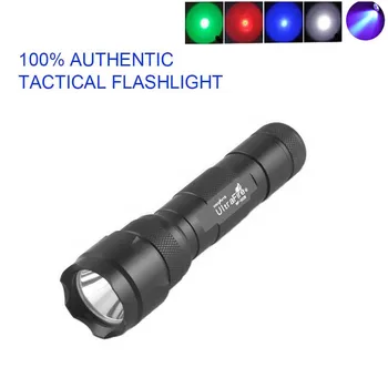 100% de Tática UltraFire Lanterna LED Ponteiro Laser 1 Modo de 1200LM Lanterna Tocha Lampe Torche Luz Flash de Luz Bastão Telescópico