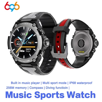 DK10 Smart Watch IP68 à prova d'água, Esporte Banda de Fitness Tracker Pulseira Bluetooth Smartwatch de Mergulho, Bússola Mearsurement