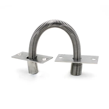 Porta Loop Elétrica Exposta de Montagem proteção netable fio tubo de controle de acesso travessia de cabos de dispositivo do fio de Metal primavera