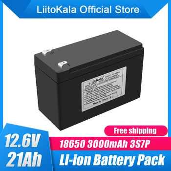 LiitoKala 12V 21Ah pulverizador dispositivo 18650 bateria de lítio usado para o backup de alimentação da Câmera de vigilância frete Grátis
