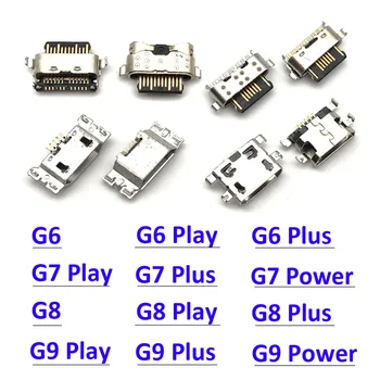 2Pcs/Lote, Micro USB, tomada do carregador do conector de Carregamento de Porta Para Motorola Moto G5 G5s G6 G7 G8 G9 Além de Jogar Power Lite