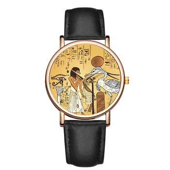 2021 Nova Moda das Mulheres Relógio de Senhoras Criativo Retro Relógios Pulseira de Couro Relógio de Quartzo Presente Reloj Mujer Montre Femme Zegarek