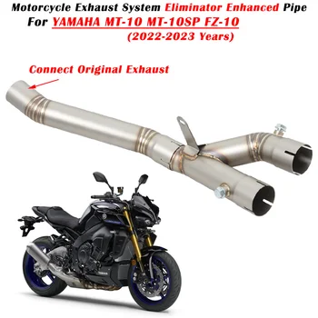 Para YAMAMA MT10 MT-10 FZ10 FZ-10 MT 10 SP 2022 2023 de Exaustão da Motocicleta Escape Modificado Eliminador Avançado Excluir Catalisador, Tubo de