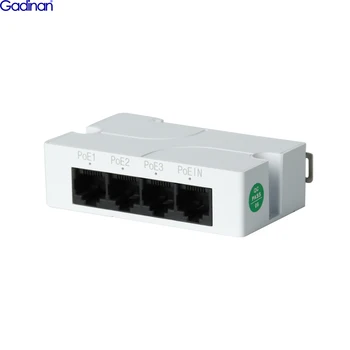 Gadinan 1 a 3 Porta PoE Extender Passivo em cascata IEEE802.3af para o IP da Porta de Transmissão de Extender para o Switch POE NVR do IP Câmera