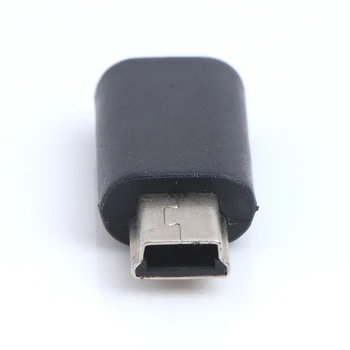 Venda quente 1Pc x de Entrada do Adaptador de Micro USB+Saída Mini USB, Micro USB Fêmea para Mini USB Macho