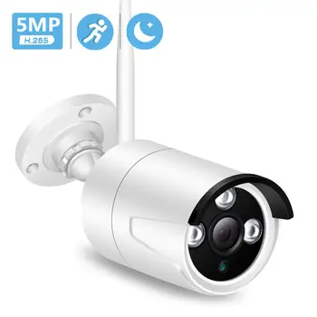 BESDER 5MP Câmera do IP de Wifi do Exterior do IR da Visão Nocturna de Detectar o Movimento 1080P Câmera do CCTV da Segurança de IP Xmeya P2P RTSP 3MP Câmera sem Fio