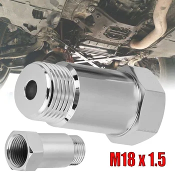 M18X1.5 de Oxigênio O2 Sensor de Extender Carro CEL Correcção Luz do Motor da Verificação Eliminador de Placa de Conversor de O2 Sensor de Oxigênio Espaçador