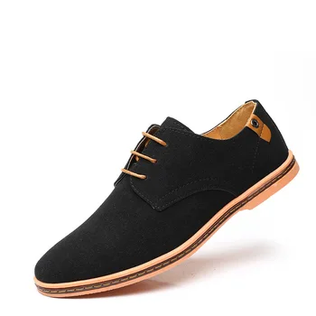 19 mens sapatos casuais Respirável marca de moda andando s homens sapatos de camurça, de couro, sapatos para homens Sapatos Oxford