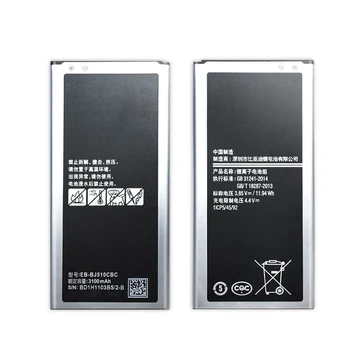 Bateria de Telefone celular Para Samsung Galaxy J5 2016 Edição J510 J510F J510G J5109 J5108 Bateria de Substituição EB-BJ510CBE 3100mAh