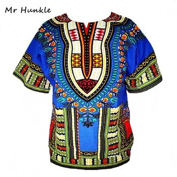 Dashiki Africanas Novas Roupas Tradicionais de Impressão Tops de Design de Moda Africana Bazin Riche Roupas Dashiki, T-shirt Para Homens, Mulheres