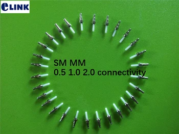 1000pcs cerâmica LC virola para LC MU conector da fibra óptica com flange SM 0,5 A 1,0 MM 2.0 conectividade com o titular frete grátis