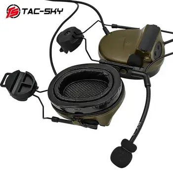 TAC -CÉU COMTAC COMTAC II ARCO OPS-CORE capacete pista de suporte adaptador para fone de ouvido de Silicone, protetores de ouvido tático tiro fone de ouvido FG