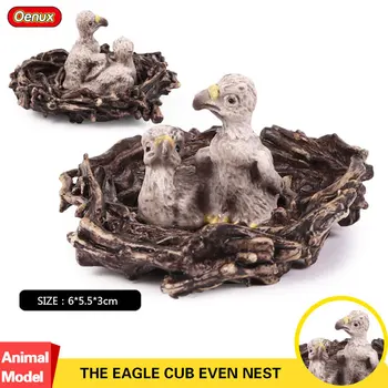 Oenux De Alta Qualidade A Águia Filhote De Pássaro Figuras De Animais Eagle Modelo De Figuras De Ação Da Coleção Brinquedo Educativo Para As Crianças