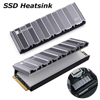 Jonsbo M2-5 SSD NVMe Dissipador de Calor do Dissipador de calor M2 2280 SSD de Disco Rígido Dissipador de Calor de Alumínio com Almofada Térmica para SSD M. 2 área de Trabalho do PC Térmica