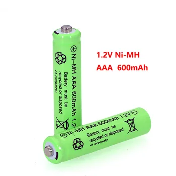1.2 v NI-MH AAA 600mAh Bateria nimh Recarregável 1,2 V Ni-Mh aaa Para o Controle remoto Elétricos de Brinquedo do carro de RC ues