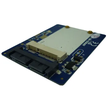 ELE-GO 1,8 polegadas Micro SATA para mSATA Placa mSATA para 16pin Micro SATA cartão Conversor de