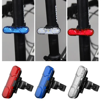 Impermeável do DIODO emissor de Luz de Moto USB Recarregável de Bicicleta de Cauda, Luz de Aviso de Segurança Luz de Bicicleta Bicicleta Acessórios