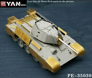 Yan Modelo PE-35030 Escala 1/35 T-34/76 Detalhe do Conjunto de Fronteira Modelo BT-009