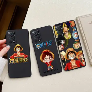Brinquedos de Anime One Piece Luffy Caso de Telefone Para Redmi Nota 11E 11 11 10 9 Pro 9A K20 K30 K40 Macia Capa de Silicone