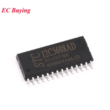 STC12C5608AD STC12C5608AD-35I STC 12C5608AD SOP28G SOP-28 STC12C5608 MCU Único Chip Microcomputador STC12C5608AD-35I-SOP28G