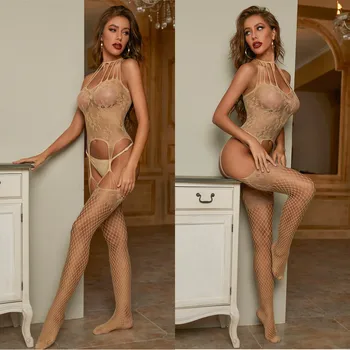 2022 Sexy Novo Abrir Virilha Collants Mulheres Crotchless Calças De Elástico Pura Meia-Calça Preta Mulheres De Meia-Calça Arrastão Bodystocking