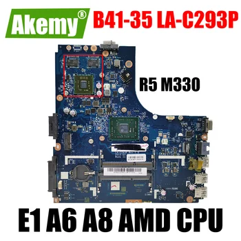 B41-35 LA-C293P placa-mãe Para o Lenovo B41-35 Laptop placa-mãe placa-mãe com E1-7010U A6-7310U A8-7410U CPU AMD R5 M330 GPU