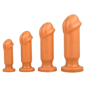 Enorme Plug Anal /Ânus Dilatador/Vibrador /Plug anal ponto G, a Estimulação da Próstata Massager Jogos de Adultos Brinquedos Sexuais Para as Mulheres Lésbicas