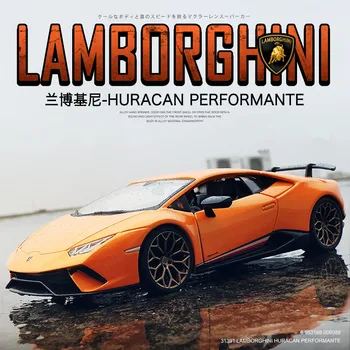 Bburago 1:24 Lamborghini Huracan Performante carro esporte de simulação de liga de modelo de carro Coletar presentes de brinquedo