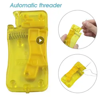 1PC Automática da Agulha Threader Fio de Plástico Ponto de Inserir o Artesanato Ferramenta Mão da Máquina de Costura Threader DIY Acessórios de Costura Novo